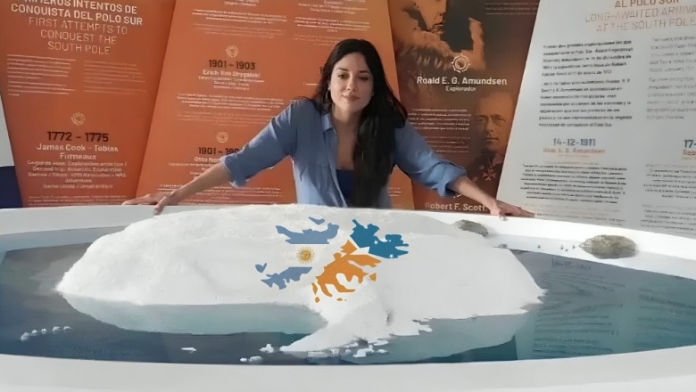 Mercedes Chiesa peticiona por Malvinas a la plataforma Street Art Cities