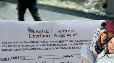 Junta firmas contra la reforma constitucional que impulsa Melella