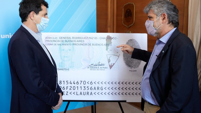 Nuevo DNI: "Va a servir muchísimo para la visibilización de nuestros intereses soberanos"