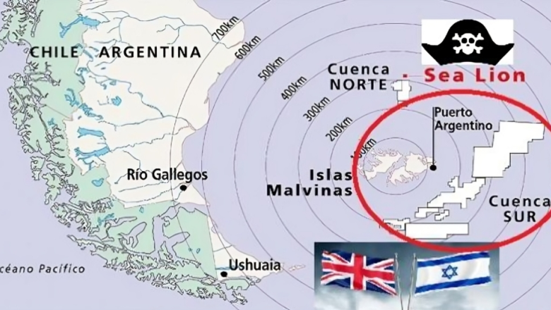 El colonialismo británico junto al sionismo israelí busca explotar el petróleo argentino de Malvinas en 2028