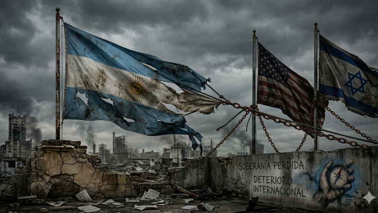 Aberrante accionar geopolítico de libertarios y secuaces.