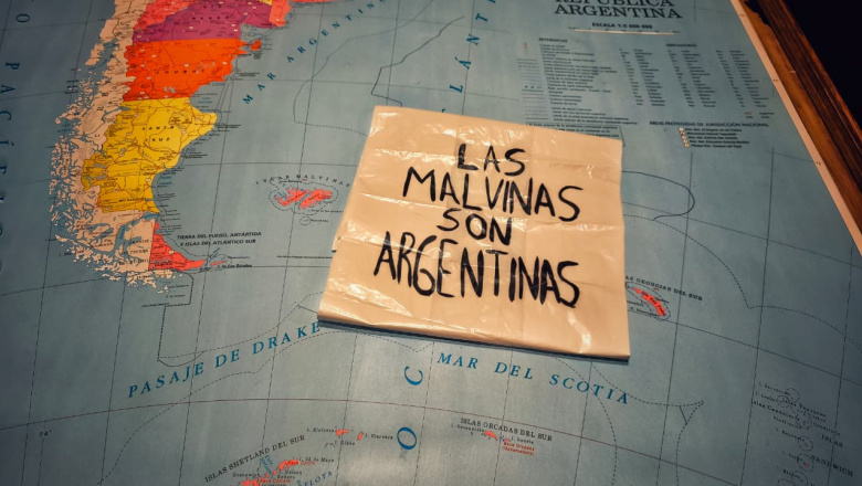 El “trapo de Malvinas” a Río Grande, Capital Nacional de la Vigilia