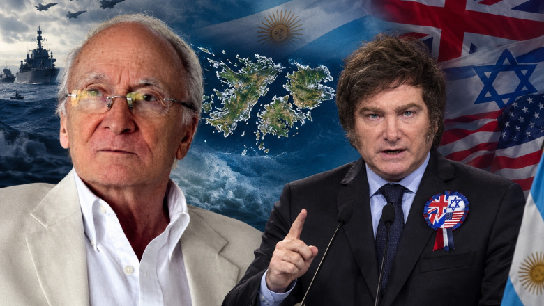 El discurso de milei sobre Malvinas es humo y no un manto de neblinas.