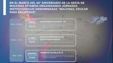 Malvinas: "Educar es la estrategia fundamental para la recuperación"