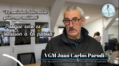 VGM Carlos Parodi: “La sociedad debe saber quiénes nos traicionaron, porque esto es traición a la patria”