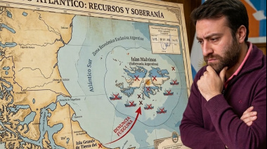 Moreno Calderón volvió a presentar el proyecto para la Denuncia fueguina por la pesca ilegal en Malvinas
