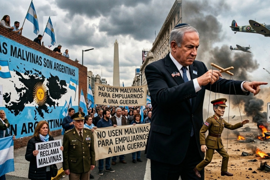 Sectores del sionismo global vuelven a usar Malvinas como moneda de cambio y extorsión geopolítica