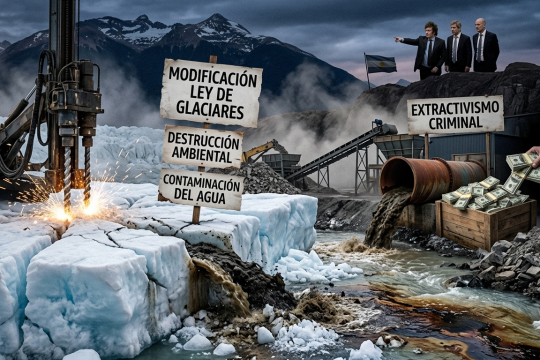 Modificación ley de glaciares: el extractivismo criminal