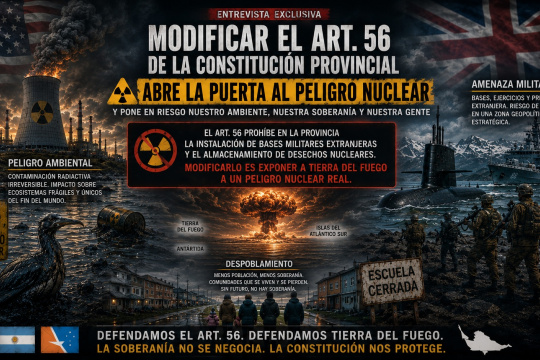 “No creo que sea un privilegio que nuestra Constitución prohíba material nuclear bélico, ensayos atómicos o ser un basurero radiactivo”
