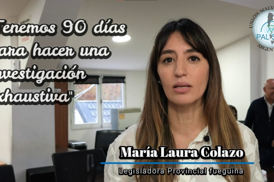 Laura Colazo: “Tenemos 90 días para hacer una investigación exhaustiva”