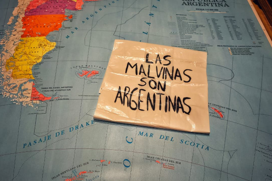 El “trapo de Malvinas” a Río Grande, Capital Nacional de la Vigilia