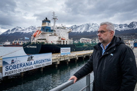 Matías Lapadula exigió informes por la operatoria de un buque británico en Tierra del Fuego