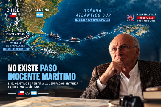 No es “Paso Inocente” el transporte marítimo entre Punta Arenas y Malvinas