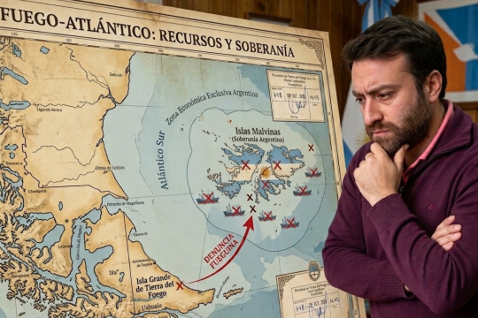 Moreno Calderón volvió a presentar el proyecto para la Denuncia fueguina por la pesca ilegal en Malvinas