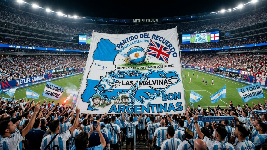 Malvinas en el corazón y en la cancha: el llamado de los excombatientes a alentar con orgullo, patriotismo y memoria