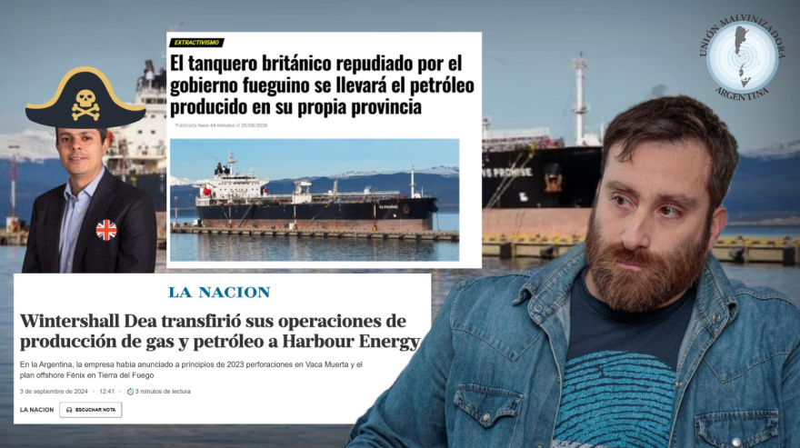 "El petrolero de bandera británica en Ushuaia no es un problema aislado, es el síntoma de la constante entrega del gobierno nacional y provincial