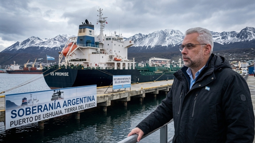 Matías Lapadula exigió informes por la operatoria de un buque británico en Tierra del Fuego
